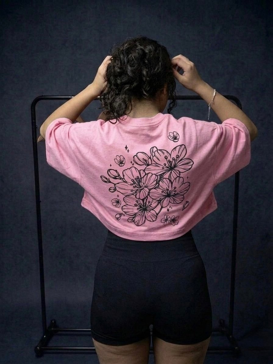 Sakura Crop Top - Image 2